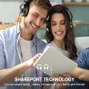 Professionele DJ-studiohoofdtelefoon - bekabelde stereoheadset - met microfoonOor- & hoofdtelefoons