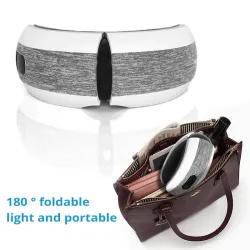 Masseur oculaire intelligent - compression d'air chauffé - yeux fatigués - cernes - massage - relaxation - Bluetooth