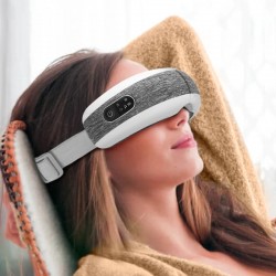 Slimme oogmassager - verwarmde luchtcompressie - vermoeide ogen - donkere kringen - massage - ontspanning - BluetoothMassage