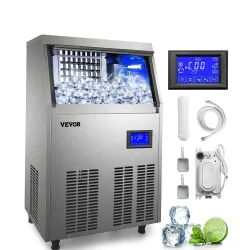 Professionele ijsblokjesmachine - elektrische machine - automatische reinigingKeuken