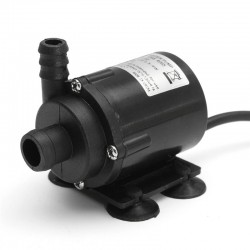 Mini pompe à eau brushless - moteur submersible - 800L/H 5m - 12V / 24V