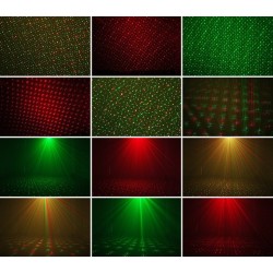 Bewegende statische kleurrijke stippen/sterren - Kerstlaserlicht - projector - waterdichtProjectors