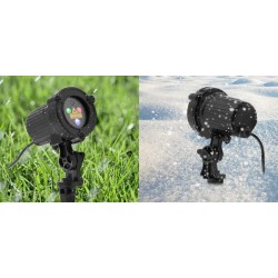 Bewegende statische kleurrijke stippen/sterren - Kerstlaserlicht - projector - waterdichtProjectors