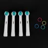 Electric toothbrush head - for Oral B 3D - 4 piecesMouth