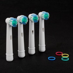 Tête de brosse à dents électrique - pour Oral B 3D - 4 pièces