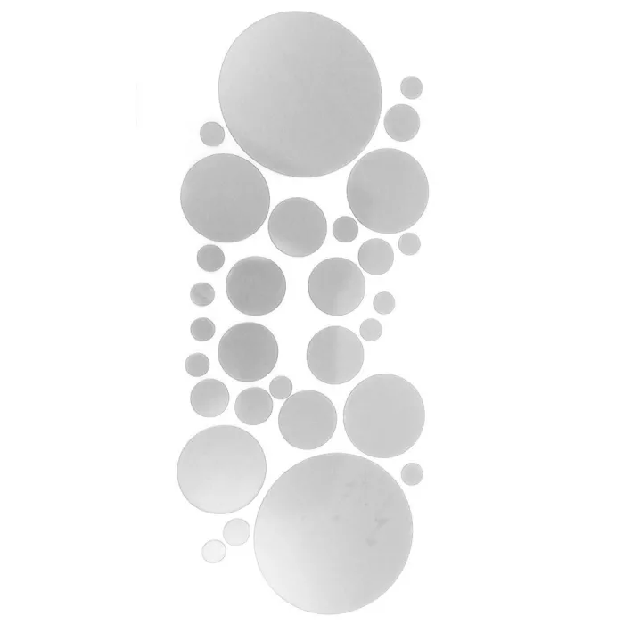 Miroirs ronds - sticker mural - papier peint autocollant - 30 pièces