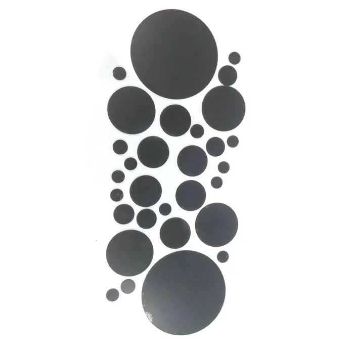Miroirs ronds - sticker mural - papier peint autocollant - 30 pièces
