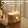 Ultrasonic air humidifier - essential oils diffuser - colorful LED flameHumidifiers