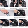 Infrared knee massager - magnetic vibration heating - joints physiotherapy - electric massage - pain reliefMassage