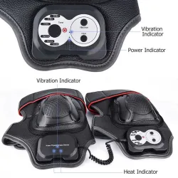 Infrared knee massager - magnetic vibration heating - joints physiotherapy - electric massage - pain reliefMassage