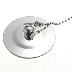 Chrome plated sink drain - basin & bathtub stopper - plugDrains