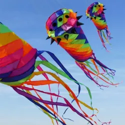 3.5M Drie-Dimensionale Rotatie Grote Software Kite Hanger Outdoor Makkelijk Te Vliegen Software Regenboog Dynamische Rotatie ...