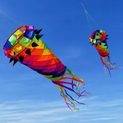 3.5M Drie-Dimensionale Rotatie Grote Software Kite Hanger Outdoor Makkelijk Te Vliegen Software Regenboog Dynamische Rotatie ...