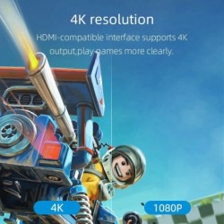 HDMI TV-aansluiting voor Nintendo Switch - dockingstation - USB C - 4KSwitch