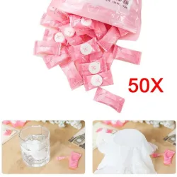 Gecomprimeerde handdoek - reishanddoek - katoen 50 stuksTextiel