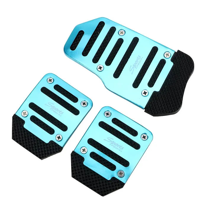 Anti-slip car foot treadle cover - pedals - aluminum 3 piecesPedals