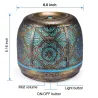 Modern air humidifier - essential oil diffuser - 7 changeable light colors - 500mlHumidifiers