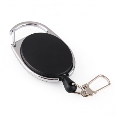 Enrouleur rétractable - porte-carte - badge - porte-clés