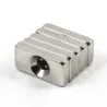 N35 Neodymium magnet block with 4mm hole 20 * 10 * 4mm 10 piecesN35
