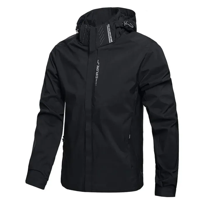 Men's Waterproof Rain Jacket Lightweight Outer Hooded Outdoor Raincoat Hiking Windproof Jacket Climbing Outdoor JacketsHome