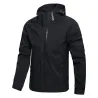 Men's Waterproof Rain Jacket Lightweight Outer Hooded Outdoor Raincoat Hiking Windproof Jacket Climbing Outdoor JacketsHome