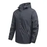 Men's Waterproof Rain Jacket Lightweight Outer Hooded Outdoor Raincoat Hiking Windproof Jacket Climbing Outdoor JacketsHome