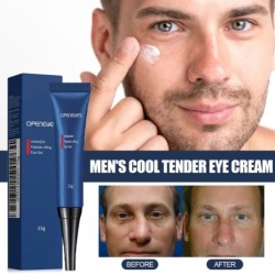 Men Retinol Eye Bags Remover Cream Anti Dark Circles Anti Puffiness Fade Fine Line Lifting Firming Moisturizing Repair Skin C...