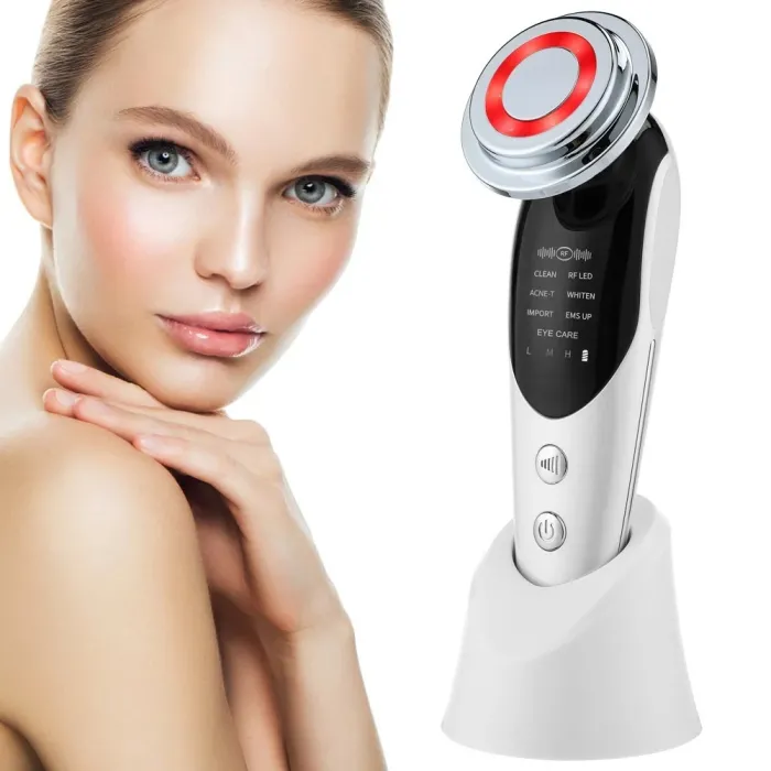 7 in 1 Facelift apparaat - EMS microstroom huid - verjonging - LED gezichtsbehandeling - HalsverstevigingHuid