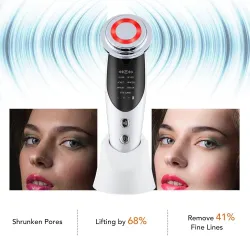 7 in 1 Face lifting device - EMS microcurrent skin - rejuvenation - LED facial - Neck firmingSkin