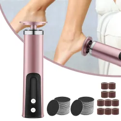 Draadloze elektrische eeltverwijderaar – pedicure-instrument voor hielen, dode huid en nagelriemen – inclusief 20 schuurpapie...