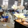 Nika Custom Silver Road Lead Decor with Light Emitting Diode Flower...