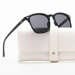 New Polarized Sunglasses Women Black Plastic Full Frame Square Sun Glasses Men Out Door Sun Eyewear Fashionable Eyeglass Uv40...
