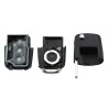 VW Jetta Beetle - 3 button - uncut blade - remote car key case - shellKeys