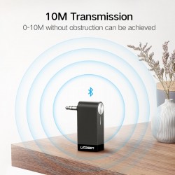 Récepteur Bluetooth sans fil Ugreen 3.5mm Jack Audio Adaptateur de musique avec microphone