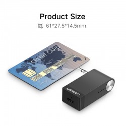 Récepteur Bluetooth sans fil Ugreen 3.5mm Jack Audio Adaptateur de musique avec microphone