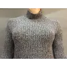 Plus Size High Neck Casual Winter DressPlus