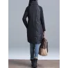 Turtleneck Loose Patchwork Tunic Winter DressDresses