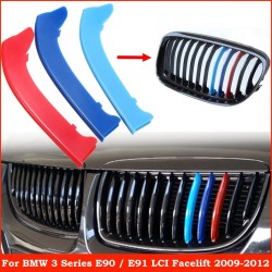 BMW 3 serie E90 E91 rooster strip nieren 3 deligRoosters