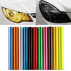 Car Lights Couverture autocollant en vinyle 30 * 100cm