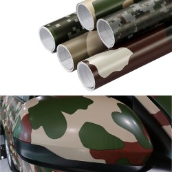 Voiture - moto camouflage papier vinyle en PVC - autocollant - decal - 30 * 100cm