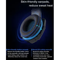 G9000 Gaming Headset With Microphone LED 3,5Oor- & hoofdtelefoons