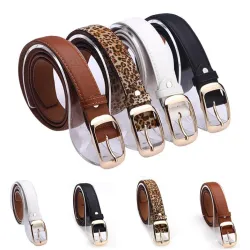 Fash Metal Buckle Leather BeltRiemen