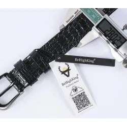Crocodile design - genuine leather beltBelts