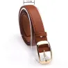 Fash Metal Buckle Leather BeltRiemen