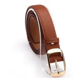 Fash Metal Buckle Leather BeltRiemen