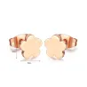 Rose Gold Steel Earrings 2 paarOorbellen