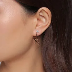 Asymétrie Star String Long Boucles d'oreilles