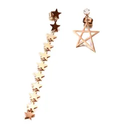 Asymétrie Star String Long Boucles d'oreilles
