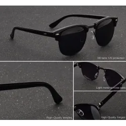 Classic Half Metal Polariseerde Sunglasse UniekZonnebrillen