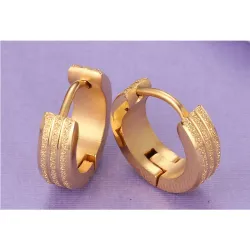 Round Gold Hoops EarringsOorbellen